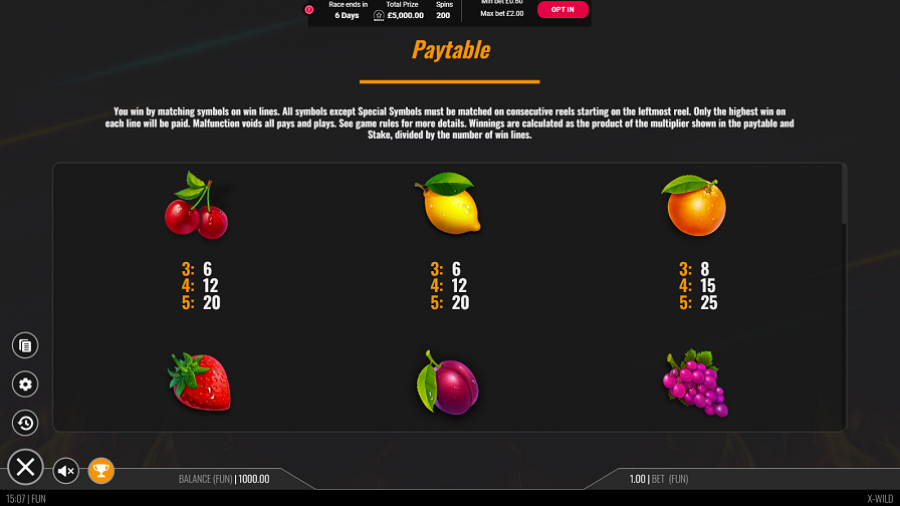 X Wild Feature Symbols Eng - partycasino-canada