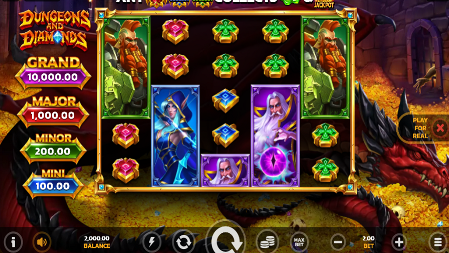 Dungeons And Diamonds Slot - partycasino-canada