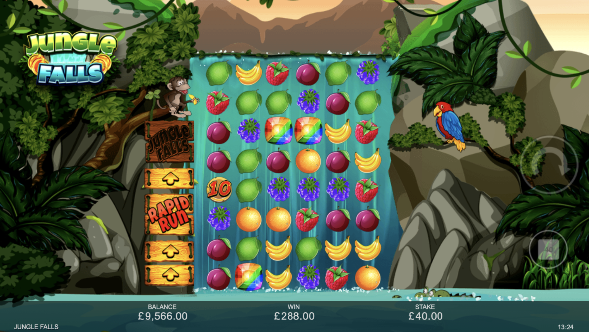 Jungle Falls Main - partycasino-canada