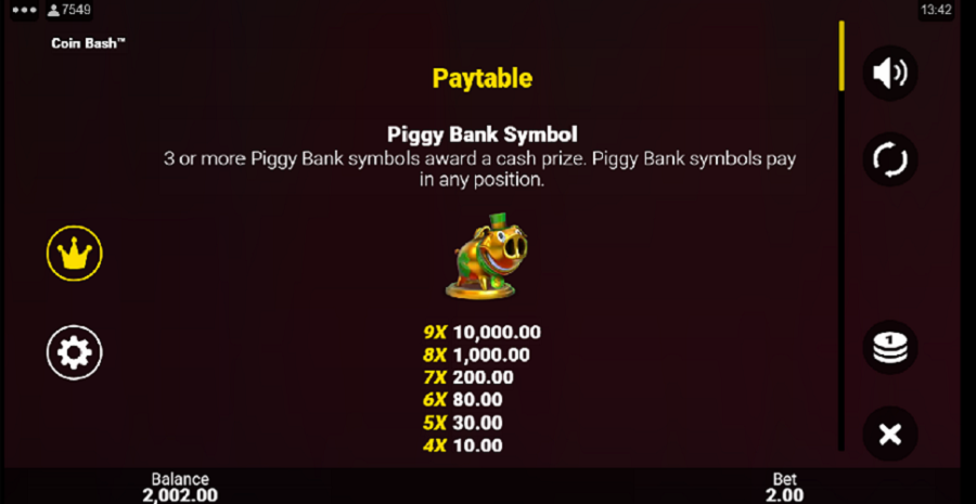 Coin Bash Feature Symbols - partycasino-canada