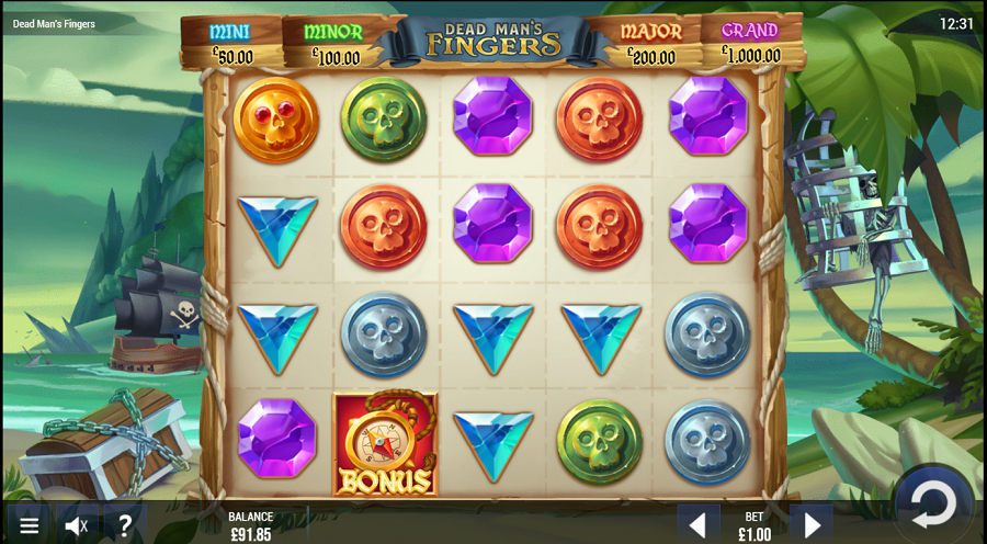 Dead Mans Fingers Slot - partycasino-canada