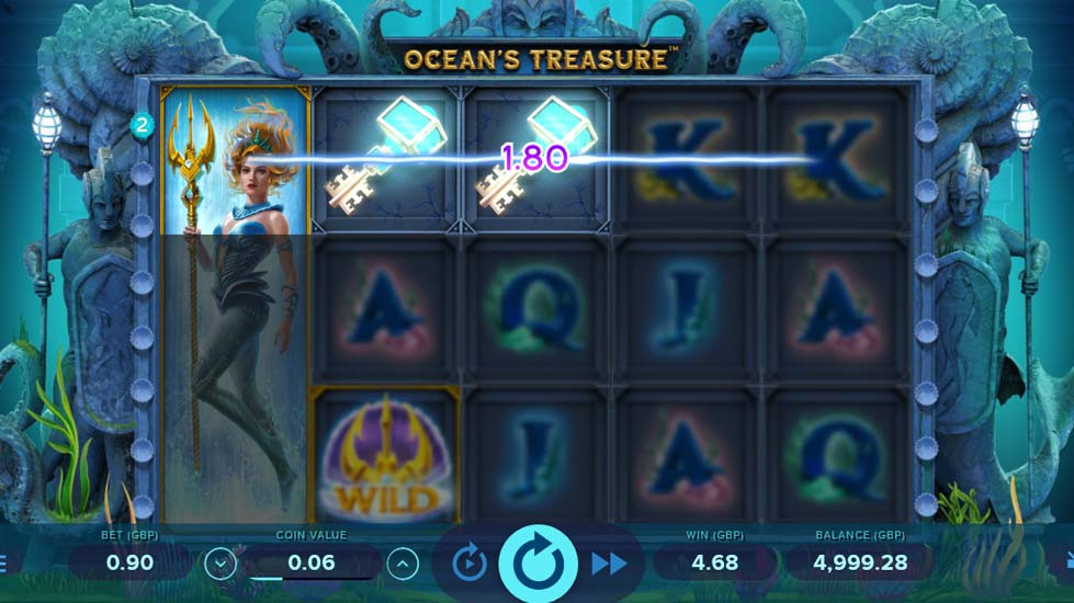 Oceans Treasure Win - partycasino-canada