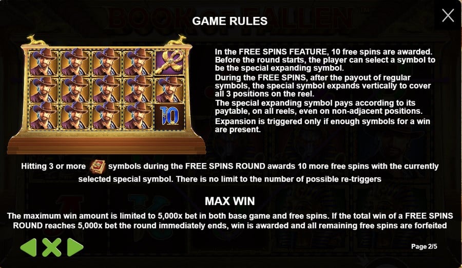 Book Of Fallen Bonus - partycasino-canada