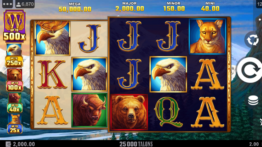 25000 Talons Slot - partycasino-canada