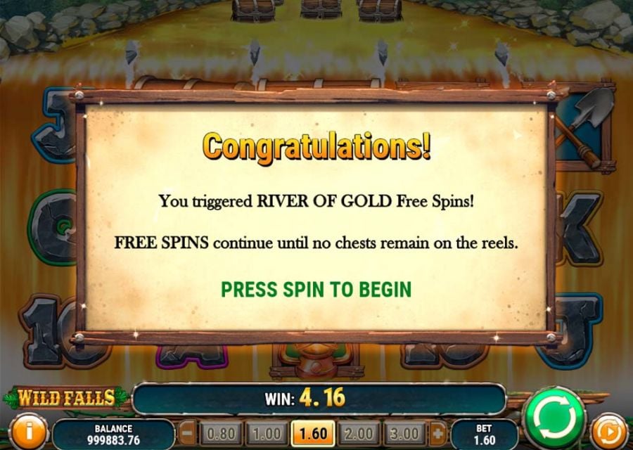 Wild Falls Bonus - partycasino-canada