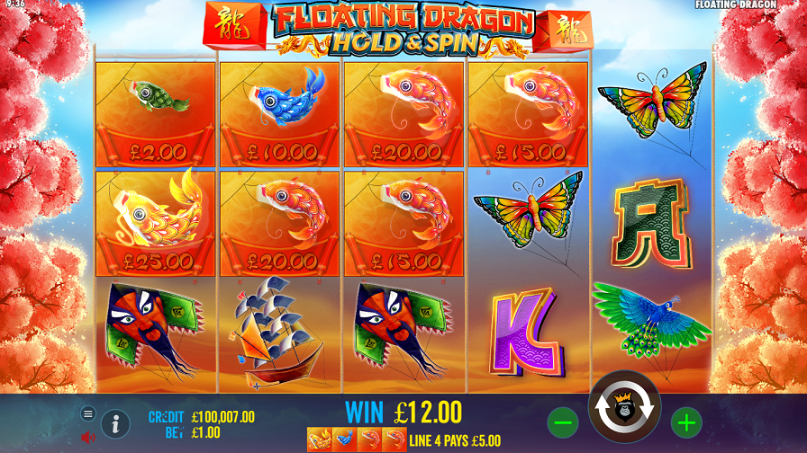 Floating Dragon Bonus - partycasino-canada