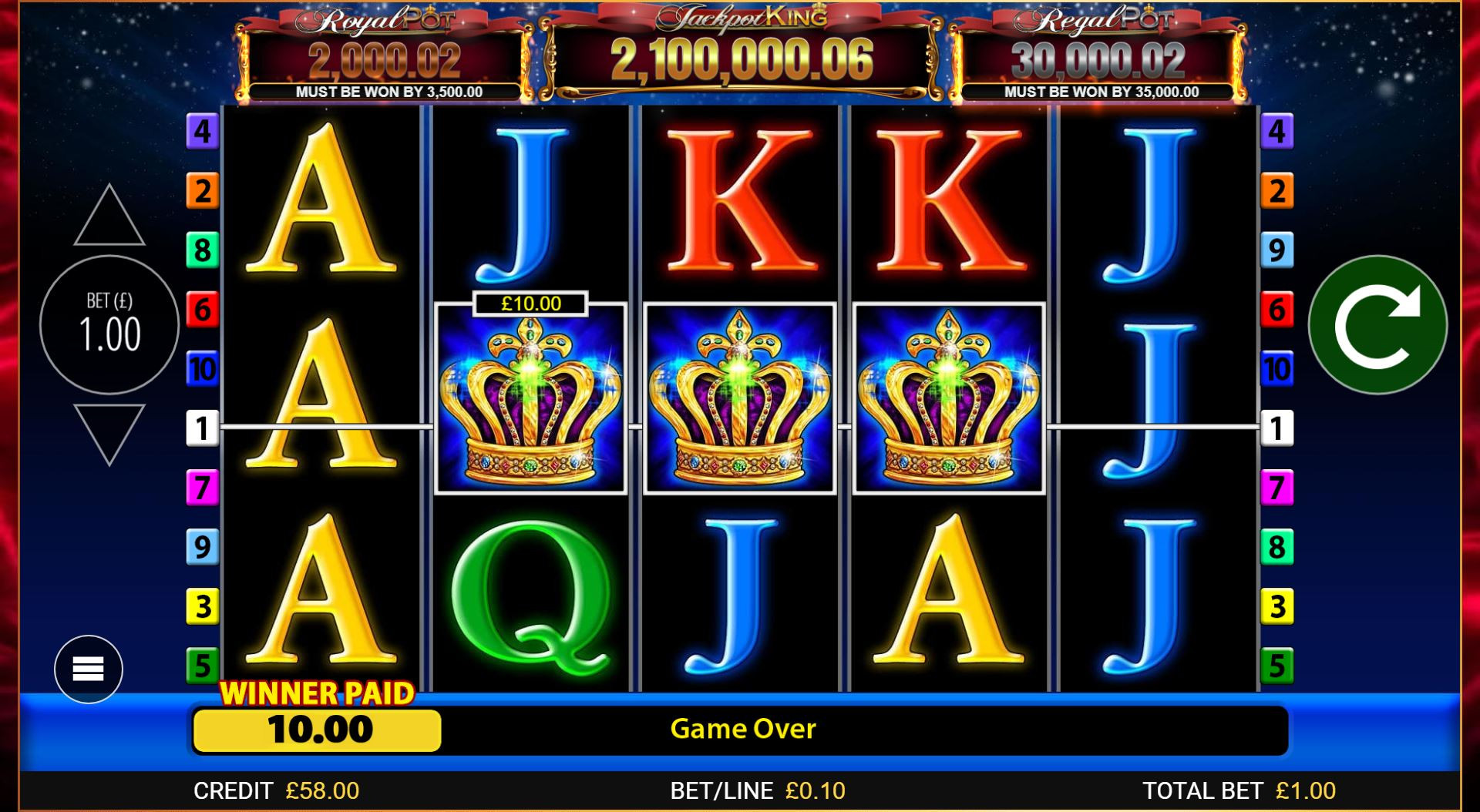 Crowngemsjackpotking Bonus - partycasino-canada