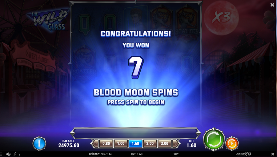 The Wild Class Bonus - partycasino-canada