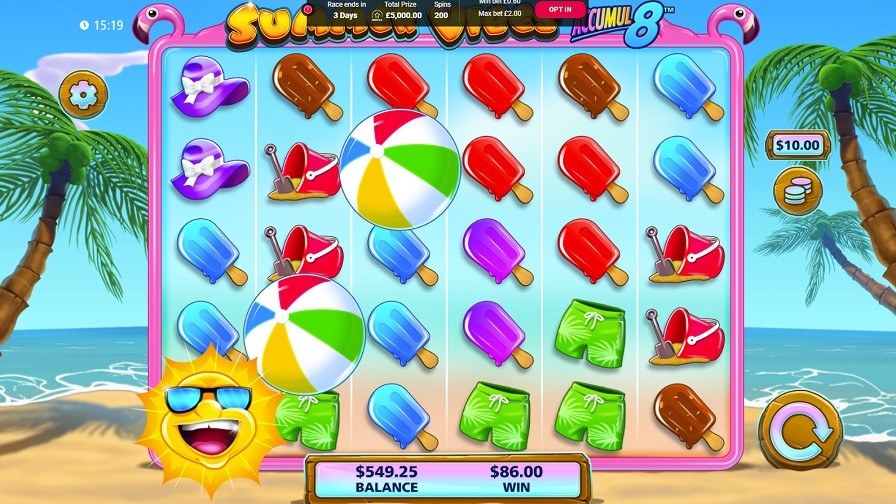 Summer Vibes Accumul8 Bonus Eng - partycasino-canada