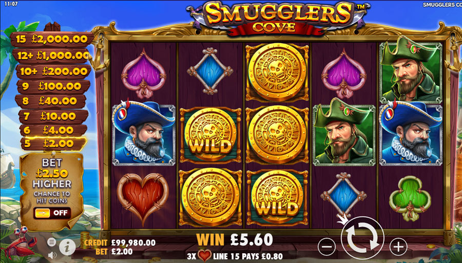 Smugglers Cove Bonus - partycasino-canada