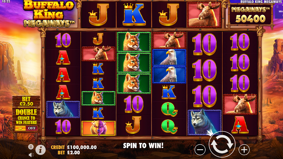 Buffalo King Megaways Slot - partycasino-canada
