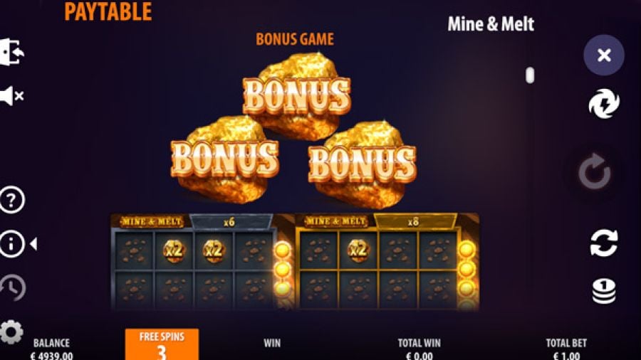 Mine Melt Symbols Eng - partycasino-canada