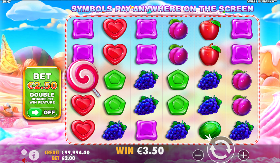 Sweet Bonanza Bonus - partycasino-canada