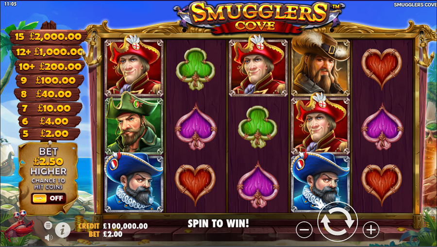 Smugglers Cove Slot - partycasino-canada