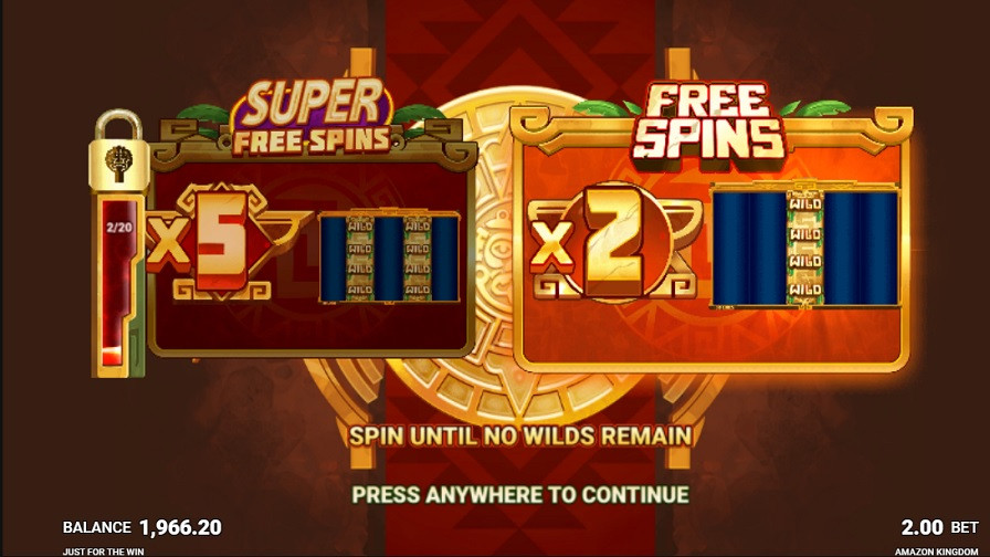 Amazon Kingdom Free Spins Bonus - partycasino-canada