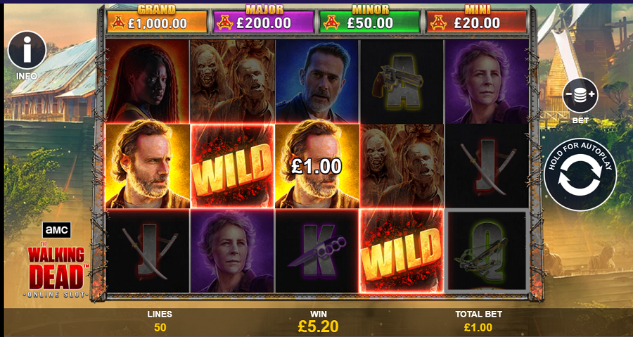 The Walking Dead Bonus - partycasino-canada