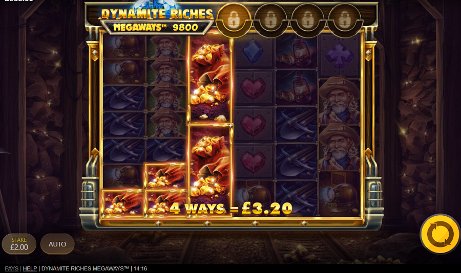 Dynamite Riches Megaways Bonus - partycasino-canada