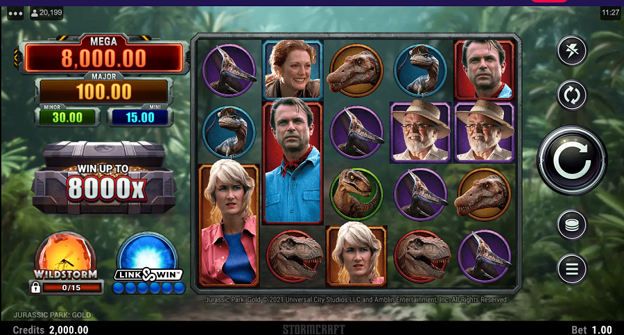 Jurassic Park Gold Slot - partycasino-canada