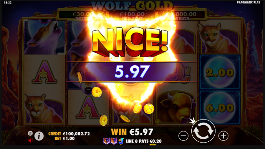 Wolf Gold Bonus - partycasino-canada