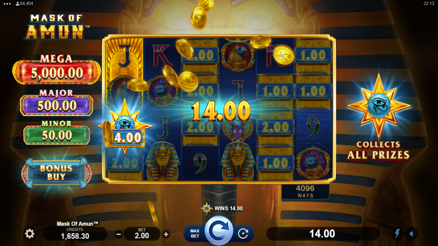 Mask Of Amun Bonus Eng - partycasino-canada