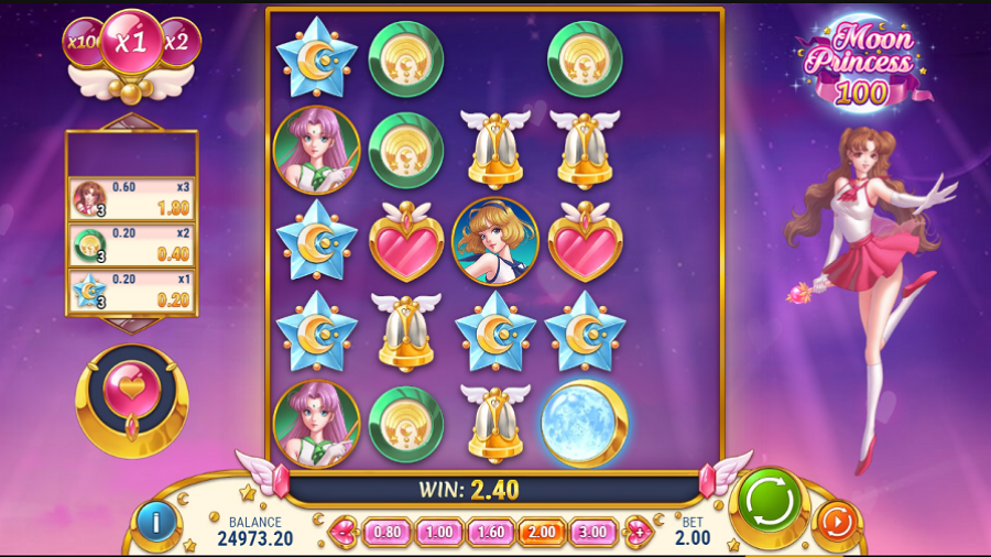 Moon Princess 100 Bonus - partycasino-canada