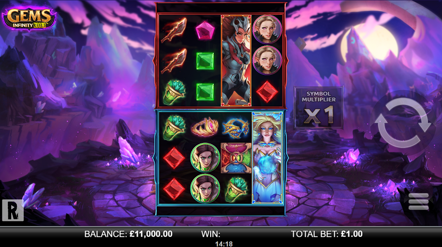 Gems Infinity Reels Slot - partycasino-canada