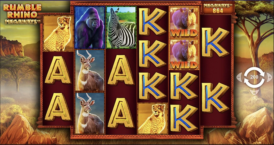 Rumble Rhino Megaways Slot - partycasino-canada