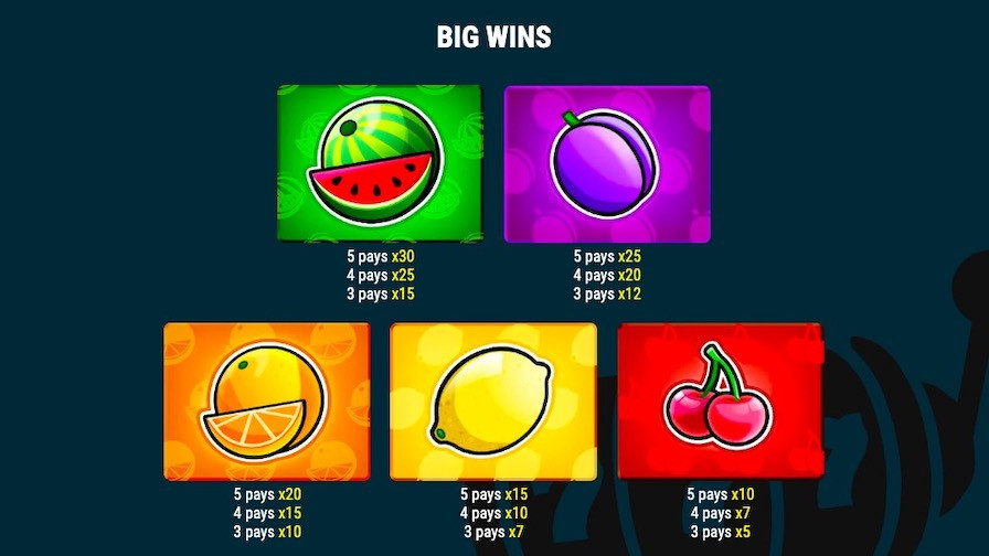 Fruity Booty Feature Symbols - partycasino-canada