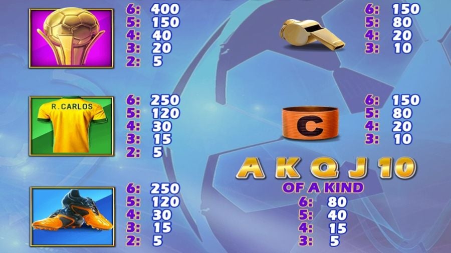 Sporting Legends Roberto Carlos Feature Symbols Eng - partycasino-canada