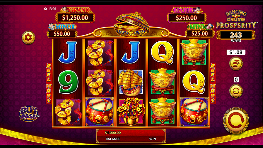 Dancing Drums Prosperity Slot - partycasino-canada
