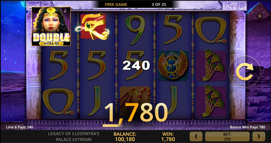 The Legacy Of Cleopatras Palace Extreme Bonus - partycasino-canada
