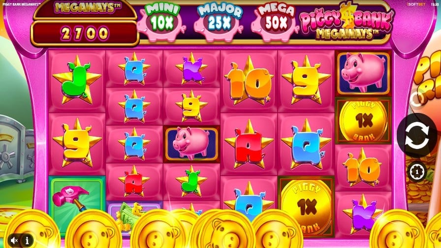 Piggy Bank Megaways Bonus - partycasino-canada