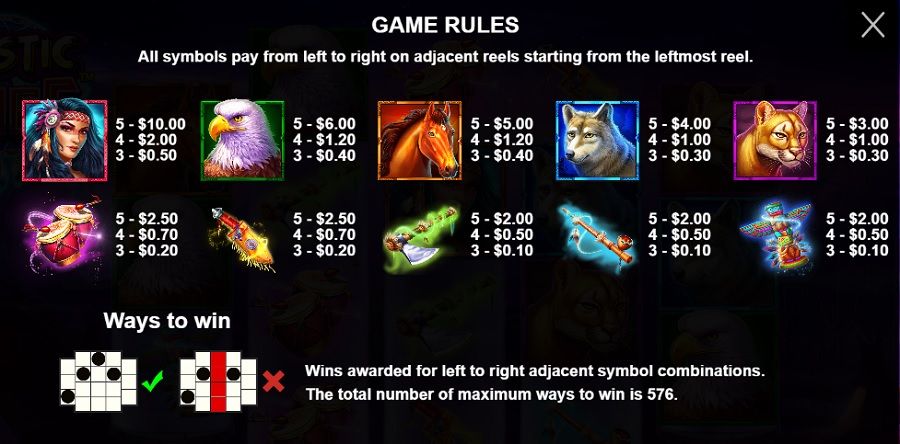 Mystic Chief Sf1 - partycasino-canada