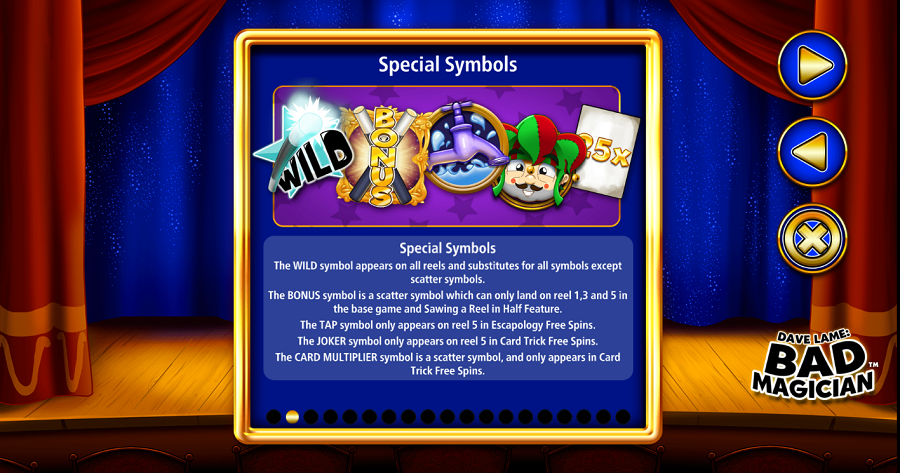 Dave Lame Bad Magician Feature Symbols Special - partycasino-canada