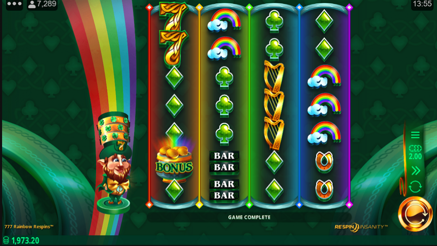 777 Rainbow Respins Slot - partycasino-canada