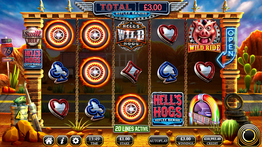 Hells Hogs Bonus - partycasino-canada