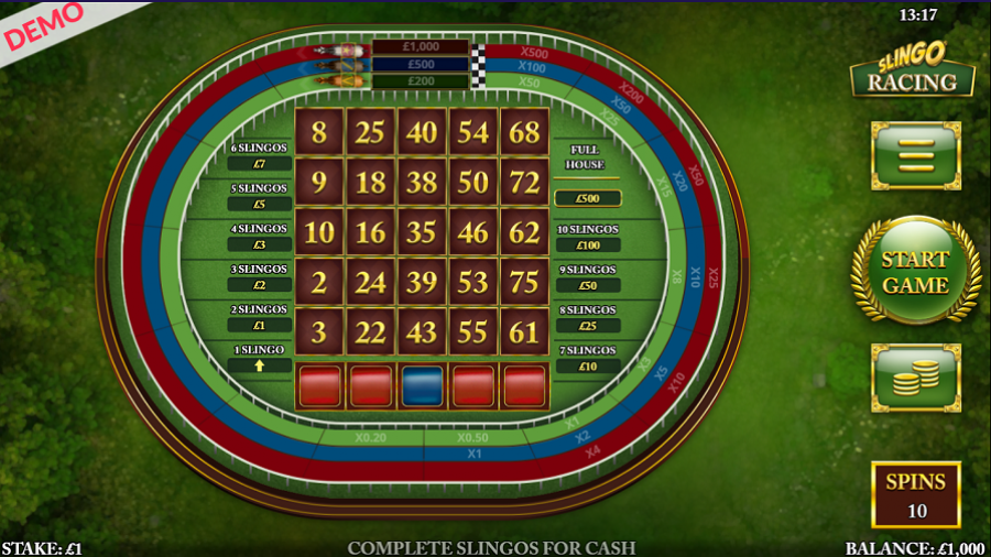 Slingo Racing Slot - partycasino-canada