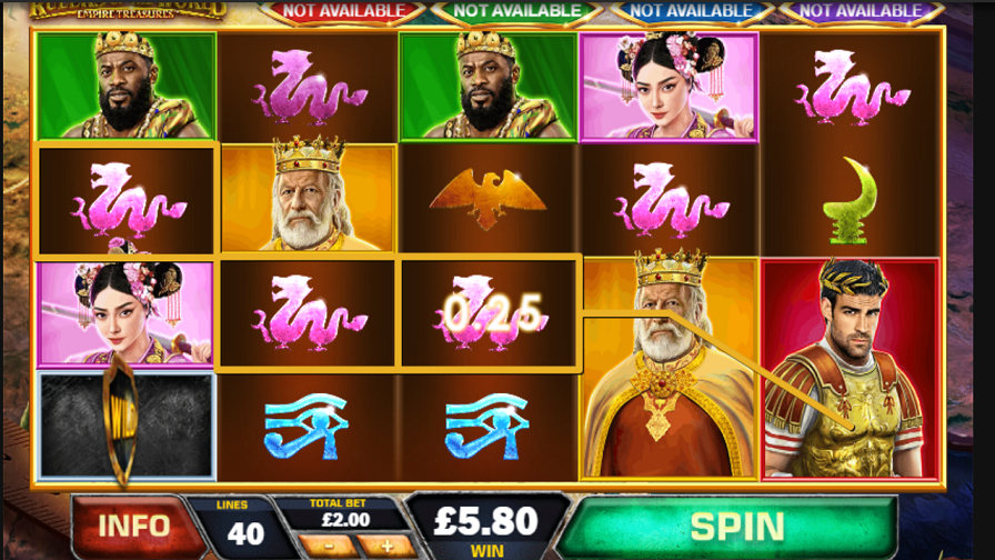 Rulers Of The World Empire Treasures Bonus - partycasino-canada