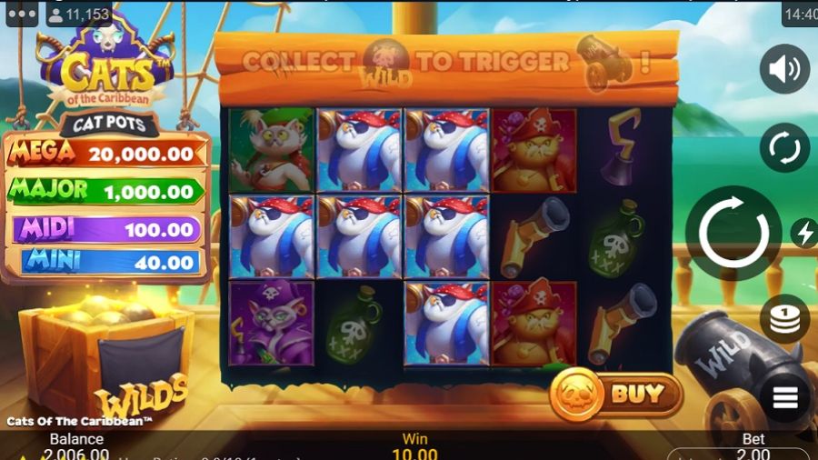 Cats Of The Caribbean Bonus En - partycasino-canada