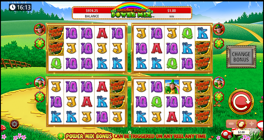 Rainbow Riches Power Mix Bonus - partycasino-canada