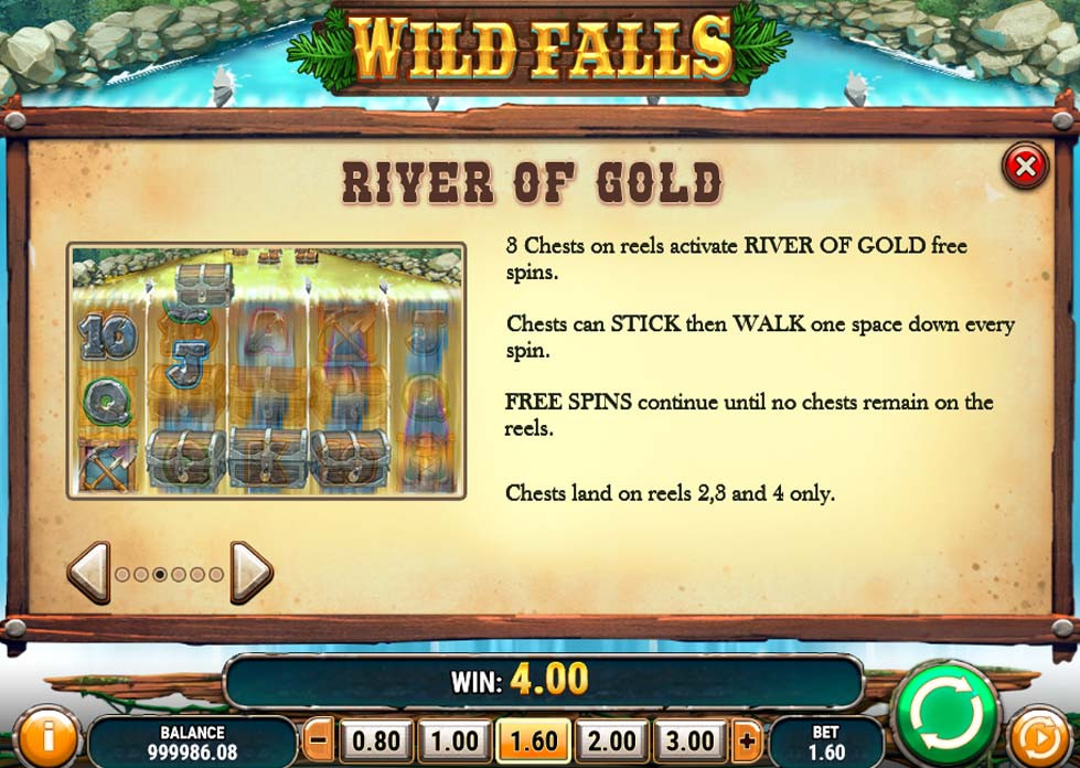 Wild Falls Feature - partycasino-canada