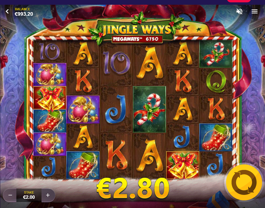 Jingle Ways Megaways Bonus - partycasino-canada