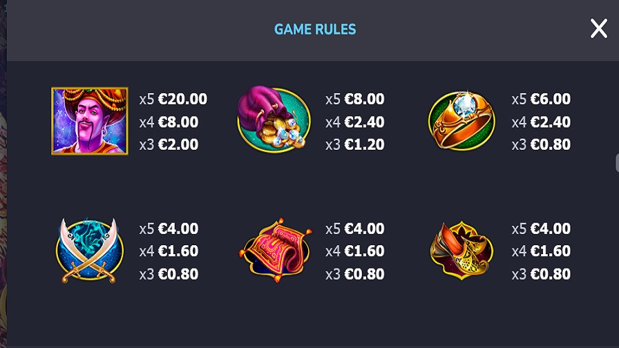 Dreamy Genie Feature Symbols En - partycasino-canada