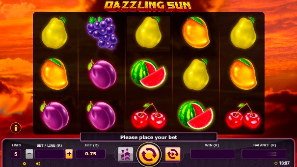 Dazzling Sun Slot - partycasino-canada