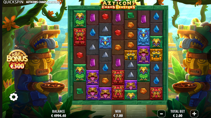 Azticons Chaos Clusters Bonus - partycasino-canada