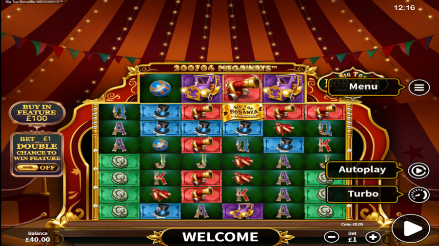 Big Top Bonanza Megaways Slot - partycasino