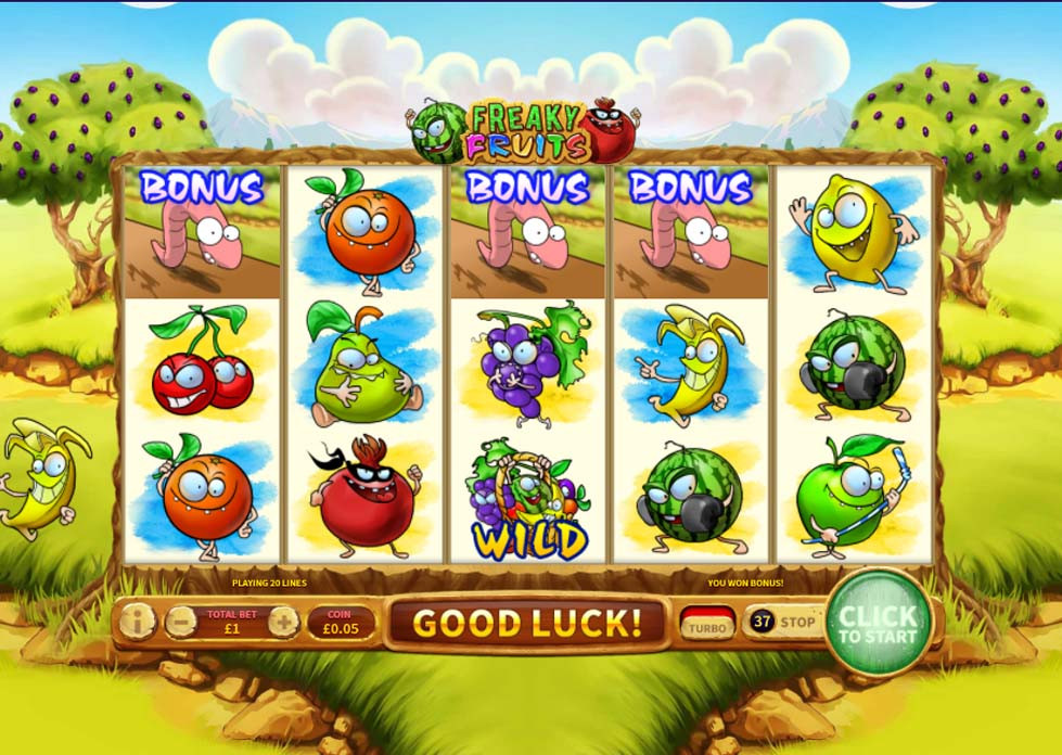 Freaky Fruits Bonus - partycasino