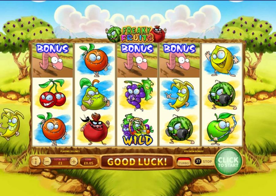 Freaky Fruits Bonus - partycasino
