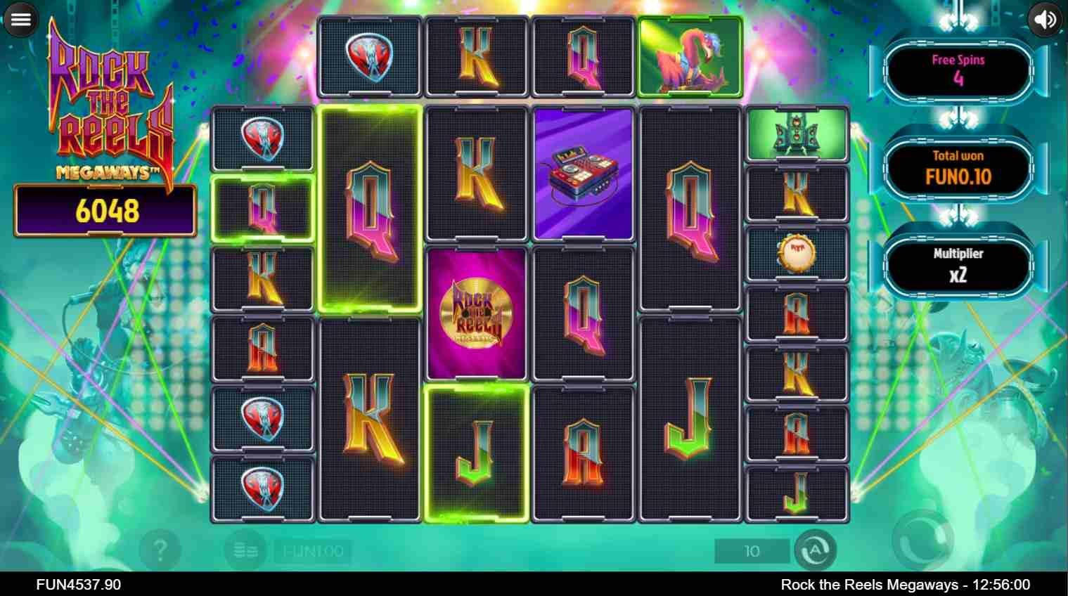 Rock The Reels Megaways Free Spins - partycasino