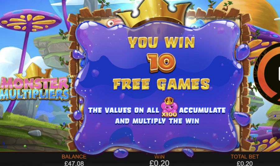 Monster Multipliers Bonus - partycasino